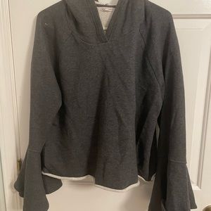Great hoodie with bell sleeves